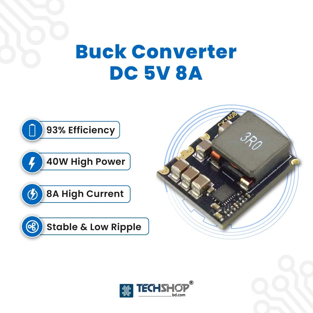 Buck Converter DC 5V 8A Output