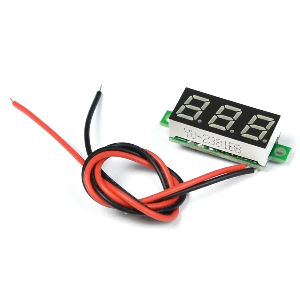 LED digital DC voltmeter Blue 0.28 inch
