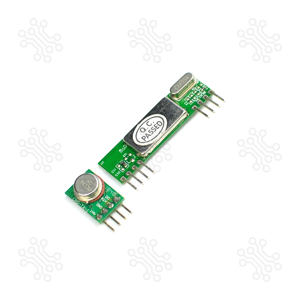 RF Transmitter Receiver Pair 433 MHz RXB6
